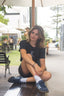 Women's crop | Beach Days | Navy Blue - Good Intentions Co.