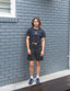 Women's crop | Beach Days | Navy Blue - Good Intentions Co.