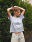 Women's Relaxed Tee | Pocket Chair | Powder Blue