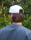Corduroy Two Tone Hat - White/Navy