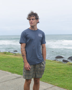 Essential Tee | Easy Living | Ocean Blue - Good Intentions Co.