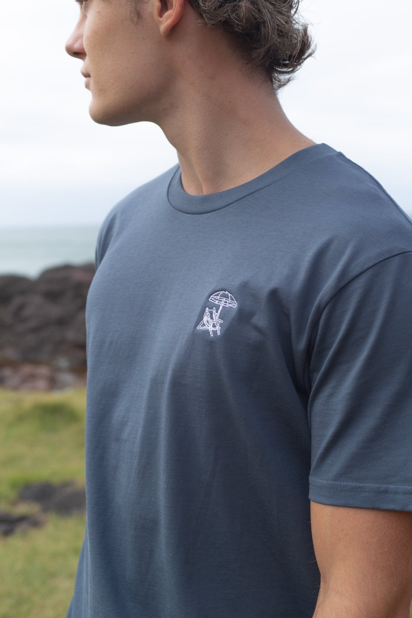 Essential Tee | Pocket Chair | Ocean Blue - Good Intentions Co.