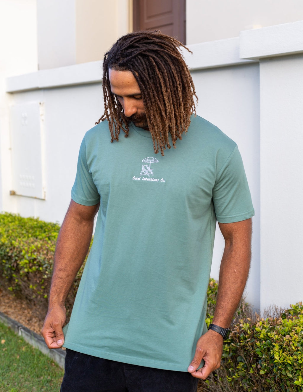 Beach Days Tee | Sage - Good Intentions Co.