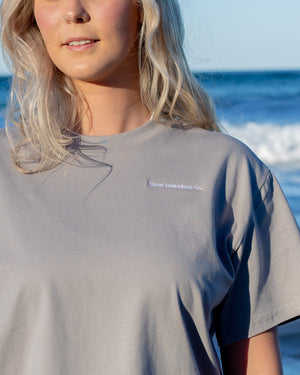 Women's Slate Grey | Relaxed Tee - Good Intentions Co.